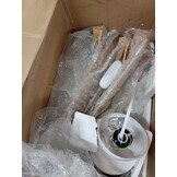 Newday Plafondventilatoren Houten Zwart,142CM Plafondventilator met verlichting en afstandsbediening Rustig, Plafondventilator groot met licht dimbaar, Ventilator Lamp Plafond