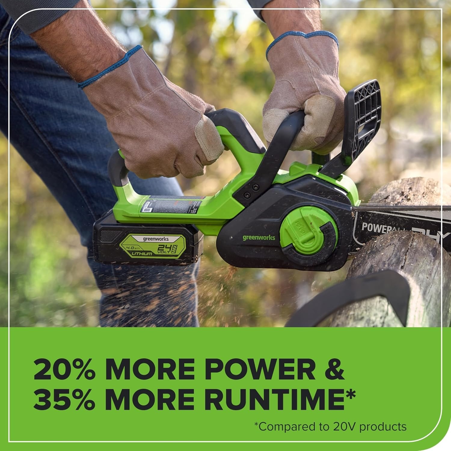 Greenworks 24V Accu 4Ah - Lithium-Ion Batterij voor alle 24V Tuingereedschap