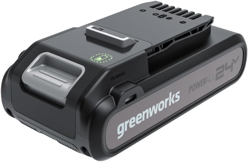 Greenworks 24V Accu 4Ah - Lithium-Ion Batterij voor alle 24V Tuingereedschap