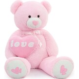 MorisMos Gigantische Teddybeer 130 cm - XXL Knuffelbeer - Donkerbruin