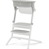 Cybex Gold LEMO Leertorenset, Voor het ombouwen van de LEMO hoge kinderstoel tot leertoren, 1-5 jaar (tot 25 kg), Inclusief 2 antislip siliconenmatten voor de zitting en voetsteun, Suede Grey (Grijs)