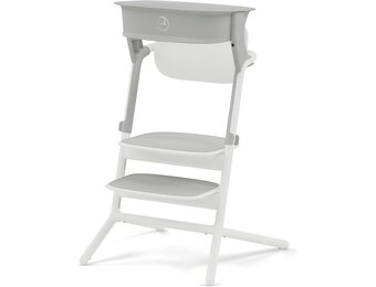 Cybex Gold LEMO Leertorenset, Voor het ombouwen van de LEMO hoge kinderstoel tot leertoren, 1-5 jaar (tot 25 kg), Inclusief 2 antislip siliconenmatten voor de zitting en voetsteun, Suede Grey (Grijs)