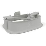 Cybex Gold LEMO Leertorenset, Voor het ombouwen van de LEMO hoge kinderstoel tot leertoren, 1-5 jaar (tot 25 kg), Inclusief 2 antislip siliconenmatten voor de zitting en voetsteun, Suede Grey (Grijs)