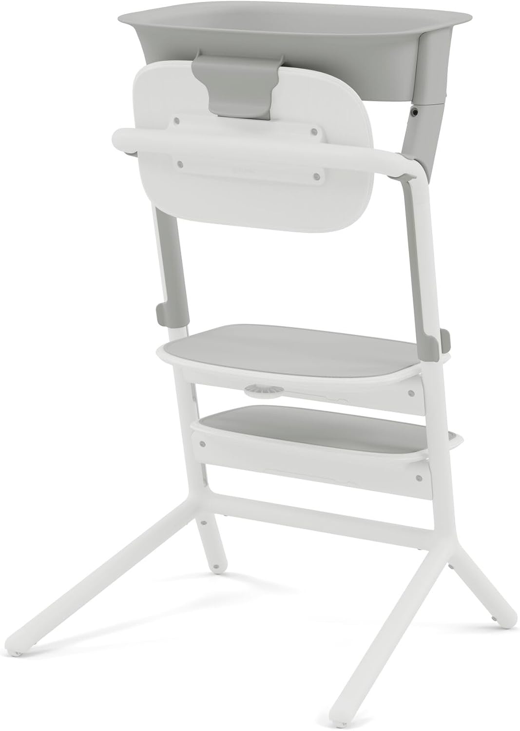 Cybex Gold LEMO Leertorenset, Voor het ombouwen van de LEMO hoge kinderstoel tot leertoren, 1-5 jaar (tot 25 kg), Inclusief 2 antislip siliconenmatten voor de zitting en voetsteun, Suede Grey (Grijs)