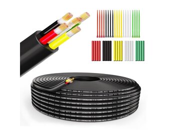 5x1.5mm² Laagspanningskabel 16AWG PVC 9.14m | 74% Korting