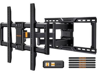 Zwarte TV-muurbeugel Full Motion 42-90" (34% korting)