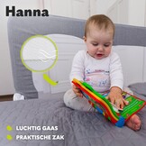 LIONELO Hanna Bedhekje 150x66cm - Extra Hoog & Opvouwbaar met Korting!