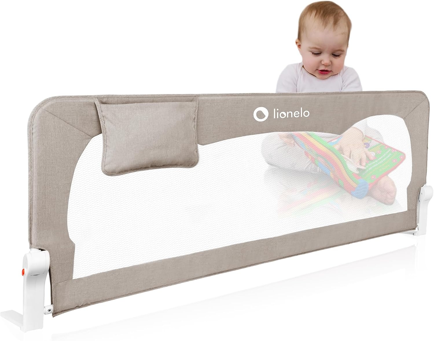 LIONELO Hanna Bedhekje 150x66cm - Extra Hoog & Opvouwbaar met Korting!