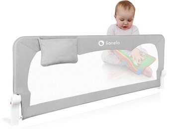 Lionelo Hanna Bedhekje 150x66cm - Hoog & Veilig met StandSafe - 34% Korting!