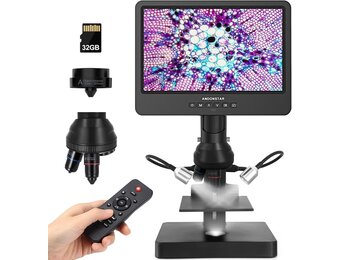 Andonstar AD249S-P Digitale Microscoop 10.1" HDMI, 4000x, Met 35% Korting
