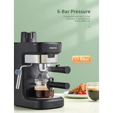 Reemix Espressomachine RVS met Melkopschuimer - 34% Korting!