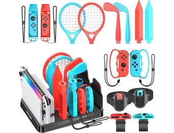 15-delige Nintendo Switch Sports Accessoireset met Organizer - 33% Korting