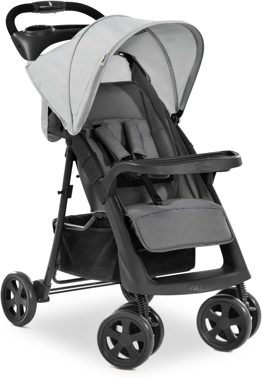 Hauck Shopper Neo II Buggy Grijs - Tot 25 kg - Compact & Lichtgewicht (7.5 kg) - 34% Korting