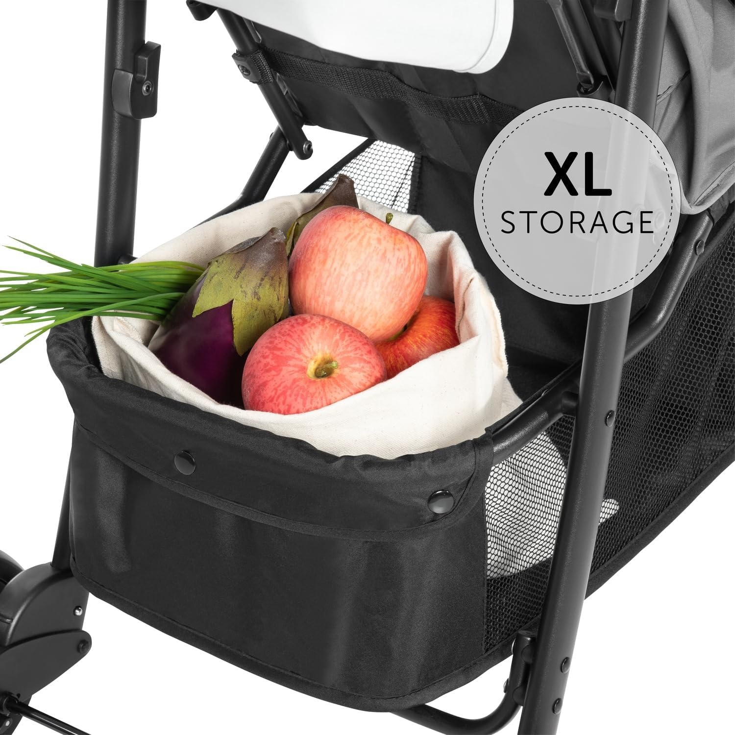 Hauck Shopper Neo II Buggy Grijs - Tot 25 kg - Compact & Lichtgewicht (7.5 kg) - 34% Korting