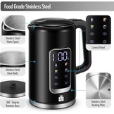ForMe Waterkoker 1,7L Zwart - Temperatuurkeuze & Warmhoudfunctie (33% Korting)