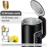 ForMe Waterkoker 1,7L Zwart - Temperatuurkeuze & Warmhoudfunctie (33% Korting)