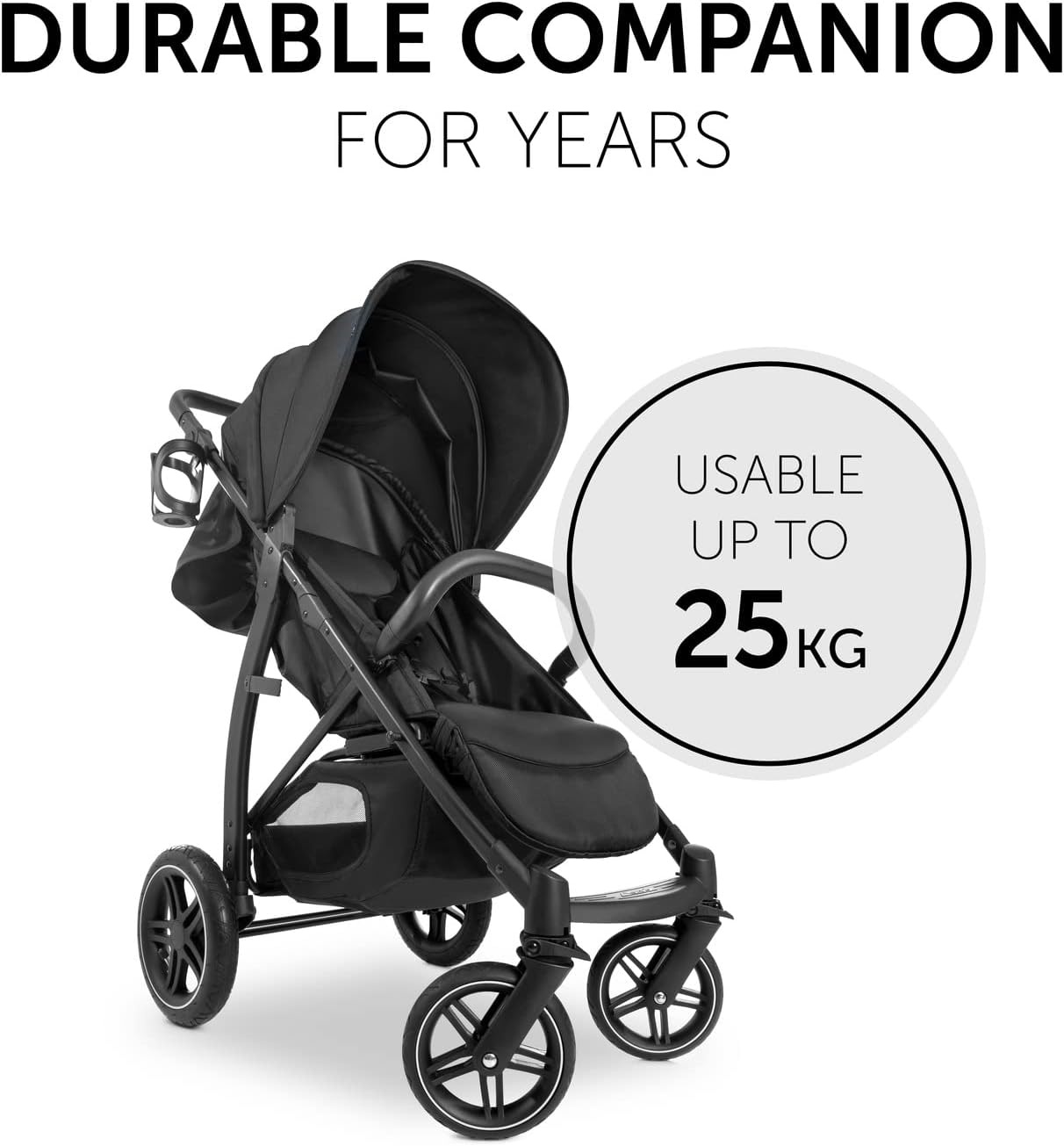 Hauck Rapid 4D Air Buggy Zwart - 35% Korting - Tot 25 kg