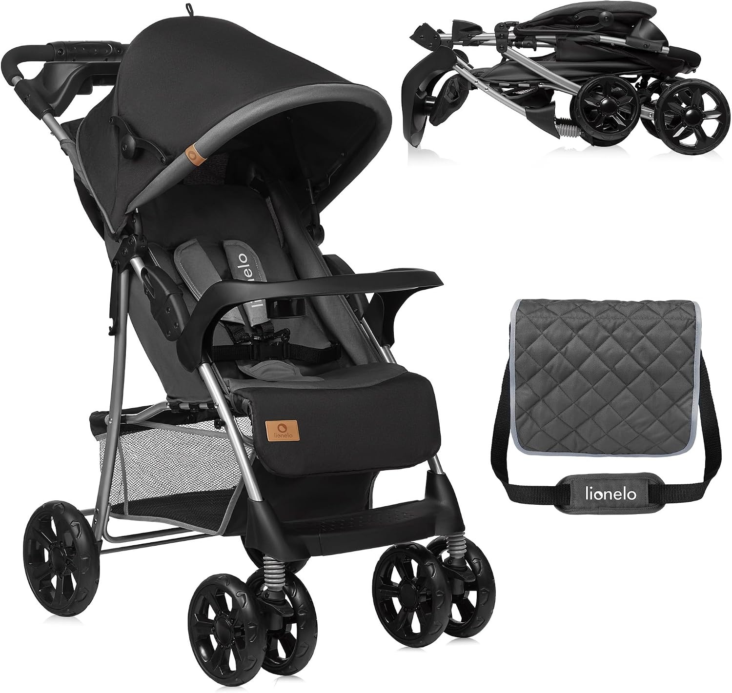 Lionelo Emma Plus Wandelwagen - Lichtgewicht & Inklapbaar - 34% Korting