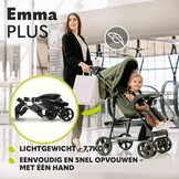 Lionelo Emma Plus Wandelwagen - Lichtgewicht & Inklapbaar - 34% Korting