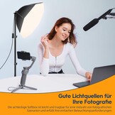 Softbox LED 60W met Afstandsbediening - 3000-6400K - 50cm - 34% Korting