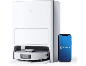 ECOVACS DEEBOT X1 OMNI Wit Robotstofzuiger - 35% Korting