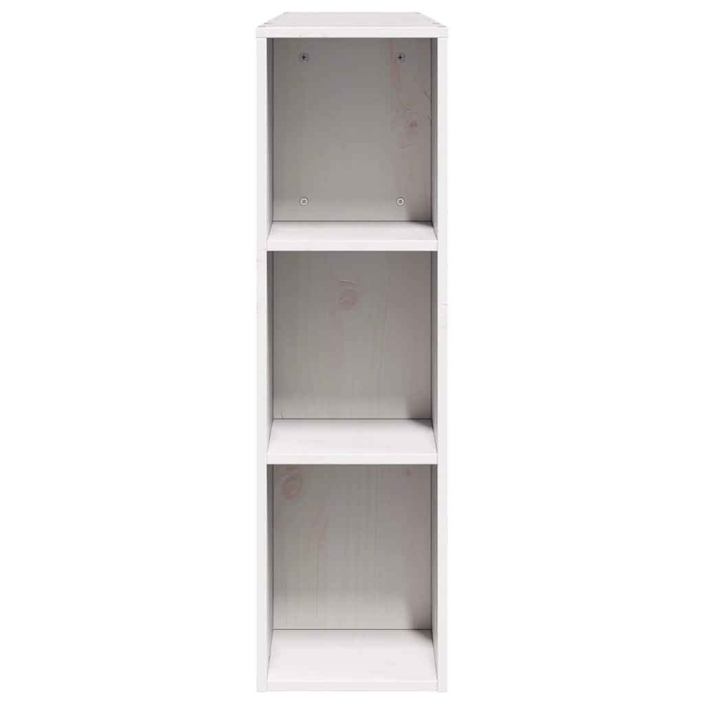 Hoofdbord Grenenhout Wit met Opbergruimte (150 cm) - 35% Korting