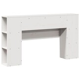 Hoofdbord Grenenhout Wit met Opbergruimte (150 cm) - 35% Korting
