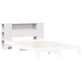 Hoofdbord Grenenhout Wit met Opbergruimte (150 cm) - 35% Korting