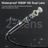 Endoscoopcamera 5" IPS, 1920p Dubbele Lens, 5m Kabel, 34% Korting
