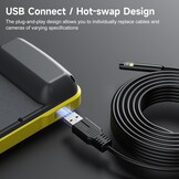 Endoscoopcamera 5" IPS, 1920p Dubbele Lens, 5m Kabel, 34% Korting