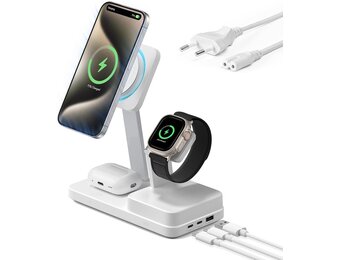 ESR 100W GaN Snellader 6-in-1 met MagSafe & Draadloos Laden - 34% Korting