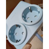 ORICO GaN PowerBrick 25W: Platte Stekkerdoos Blauw, 2x Stopcontact, 4x USB - 52% Korting!