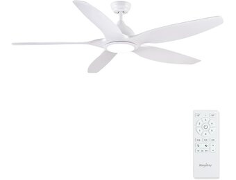Newday Plafondventilator met Verlichting, Wit, 35% Korting