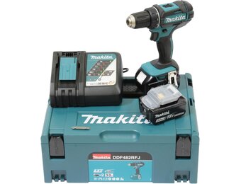 Makita DDF482RFJ Accu-Schroefboormachine 18V met 59% Korting