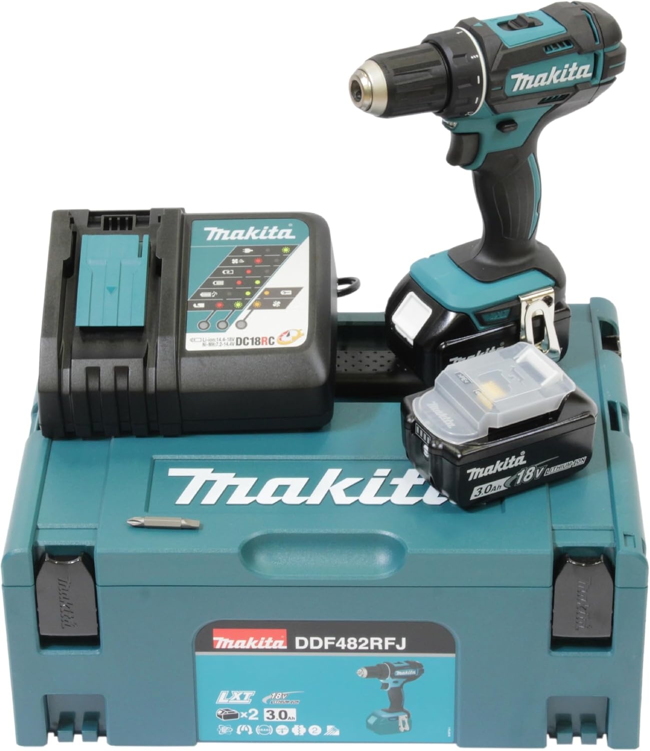 Makita DDF482RFJ Accu-Schroefboormachine 18V met 59% Korting