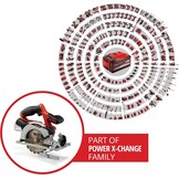 Einhell Accu-handcirkelzaag TE-CS 18/150 Li-Solo - Rood/Zwart