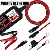 MOTOPOWER MP00207-FR 6 V/12 V 4 AMP Intelligente oplader, volautomatisch, met batterijherstelmodus