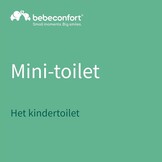 Bebeconfort Mini-Toilet, Baby Potje voor Zindelijkheidstraining, 1-3 jaar, 0-20 kg, Levensecht met Spatschild, Echt Spoelgeluid, Uitneembare Pot, Eenvoudig te Reinigen, Rubberen Voet, Panda