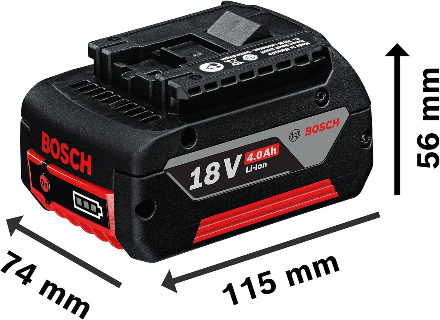 Bosch Professional 18V System accu GBA 18V 4.0Ah (in kartonnen doos)