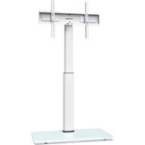 AOKCOS TV Standaard Vloer Draaibaar voor 42-55 65 75 85 inch, Kantelbaar Hoogte Verstelbaar TV Stand Mount, Universeel Vloerstandaard Hoog Max VESA 600x400mm 50kg