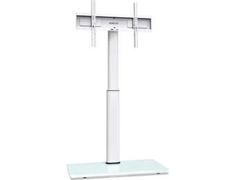AOKCOS TV Standaard Vloer Draaibaar voor 42-55 65 75 85 inch, Kantelbaar Hoogte Verstelbaar TV Stand Mount, Universeel Vloerstandaard Hoog Max VESA 600x400mm 50kg