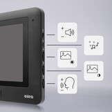 Video Deurintercom Systeem met 7" Kleurenmonitor & WiFi - Zwart - 35% Korting