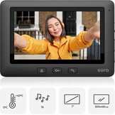 Video Deurintercom Systeem met 7" Kleurenmonitor & WiFi - Zwart - 35% Korting