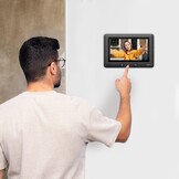 Video Deurintercom Systeem met 7" Kleurenmonitor & WiFi - Zwart - 35% Korting