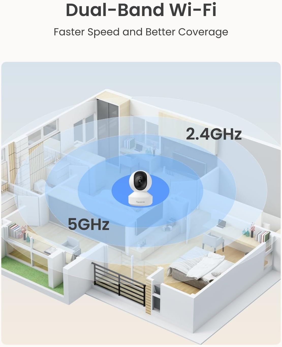 Binnencamera 3K 5MP PT met 34% Korting - Slimme Beveiliging
