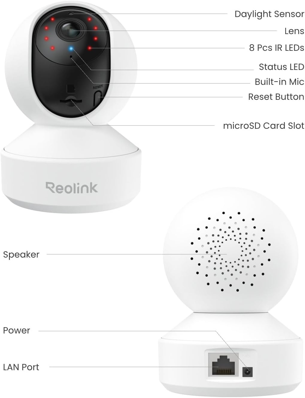 Binnencamera 3K 5MP PT met 34% Korting - Slimme Beveiliging