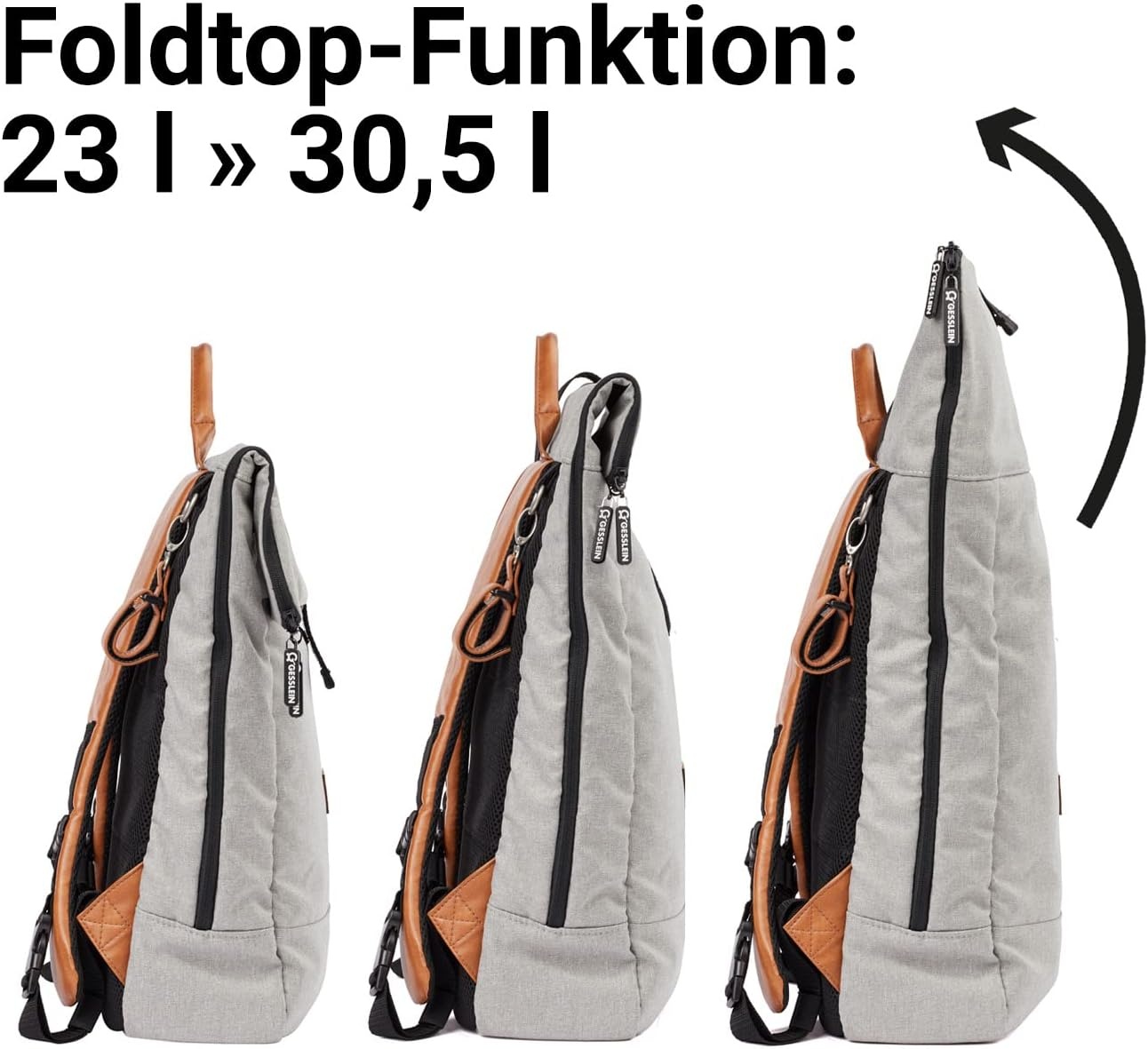 Grote Luierrugzak Antraciet (30,5L) - 34% Korting