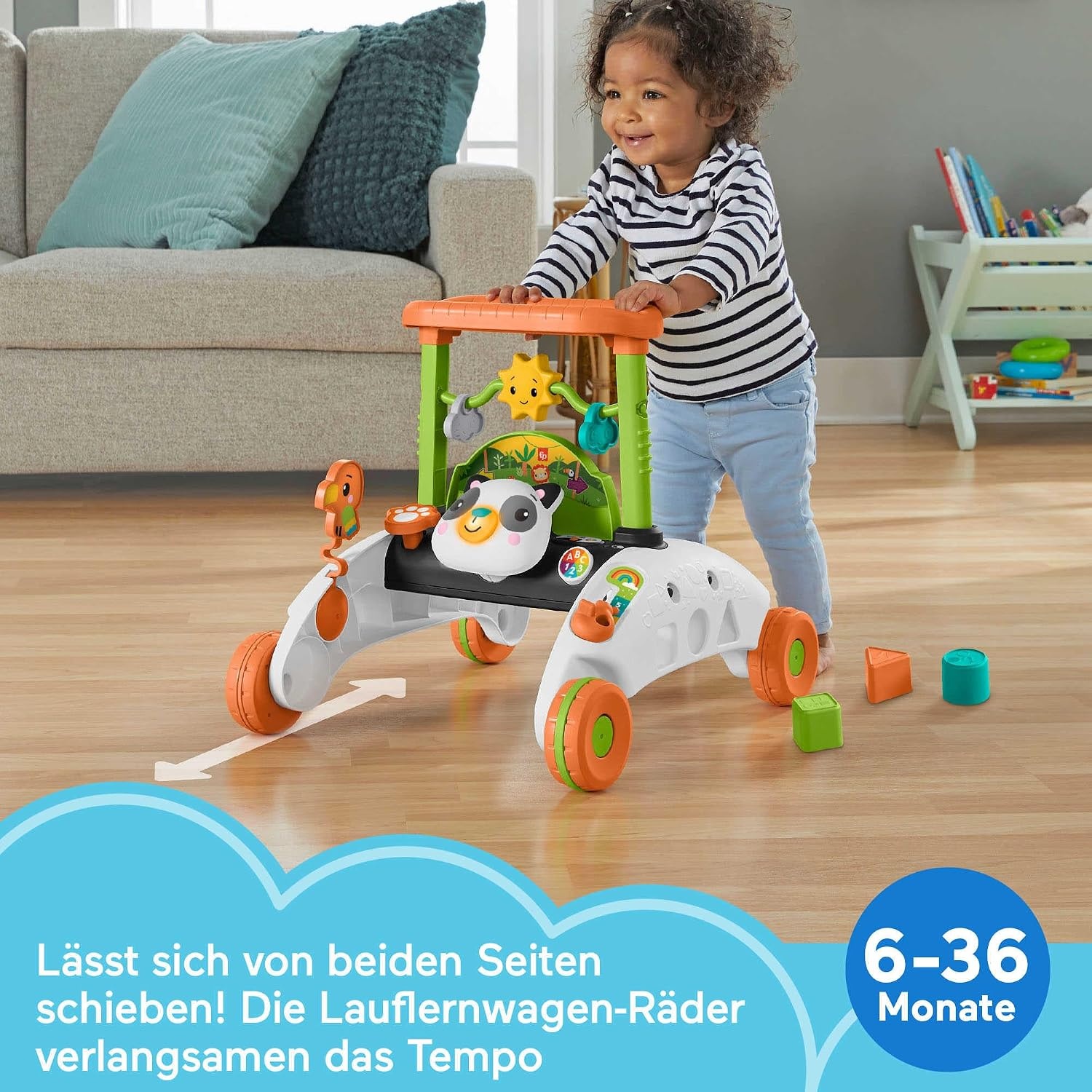Fisher-Price Panda Loopwagen - Interactief Speelcentrum met 34% Korting