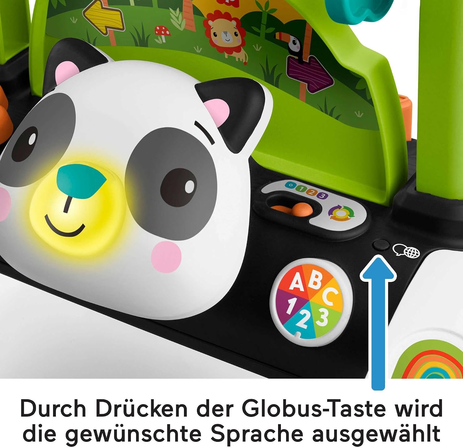 Fisher-Price Panda Loopwagen - Interactief Speelcentrum met 34% Korting