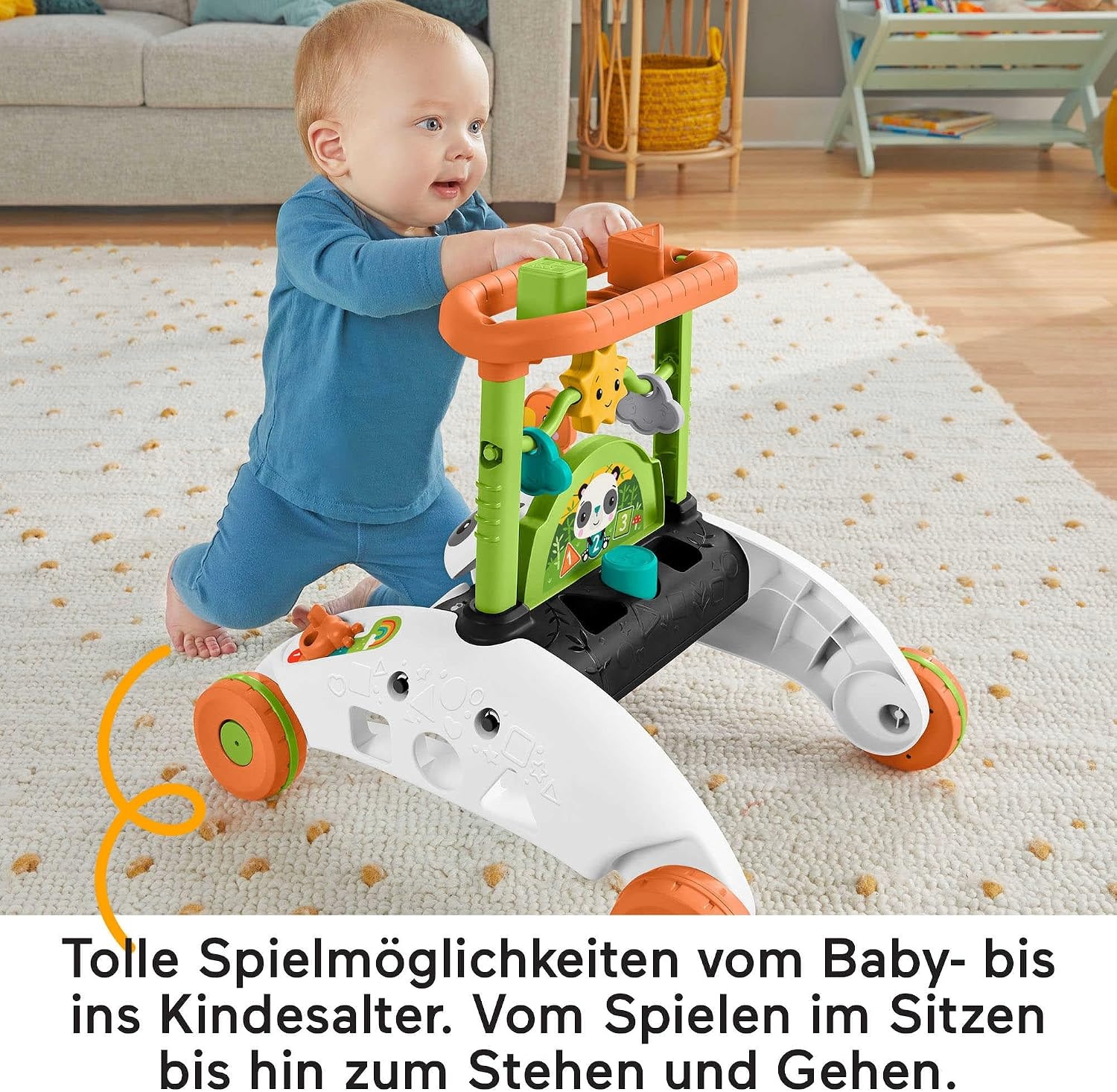 Fisher-Price Panda Loopwagen - Interactief Speelcentrum met 34% Korting